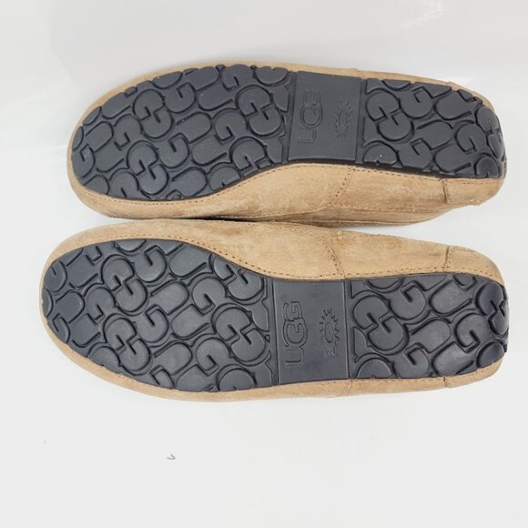 UGG Men's Tan Suede Loafers - Picture 5 of 6
